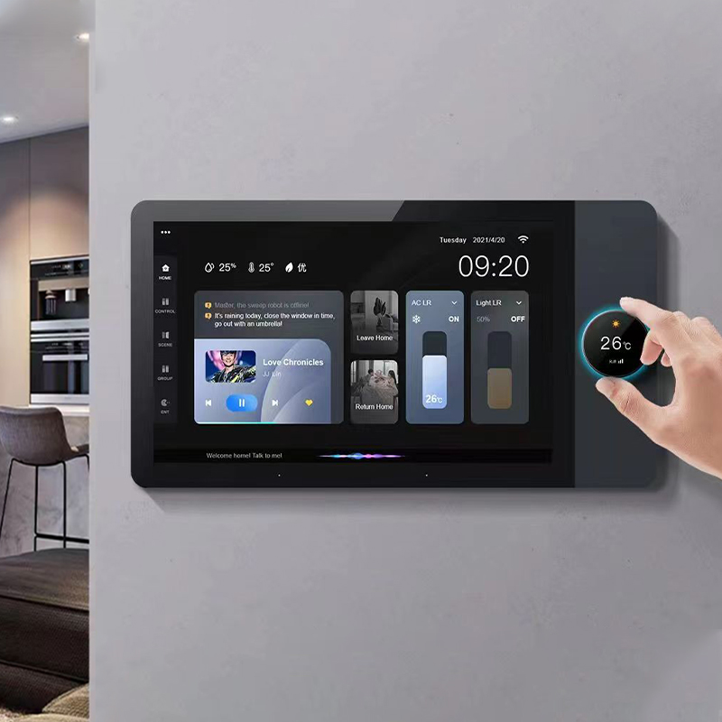 Smart Home Touchscreen Control Panel - Tuya Smart Home Zigbee Gateway Wifi
