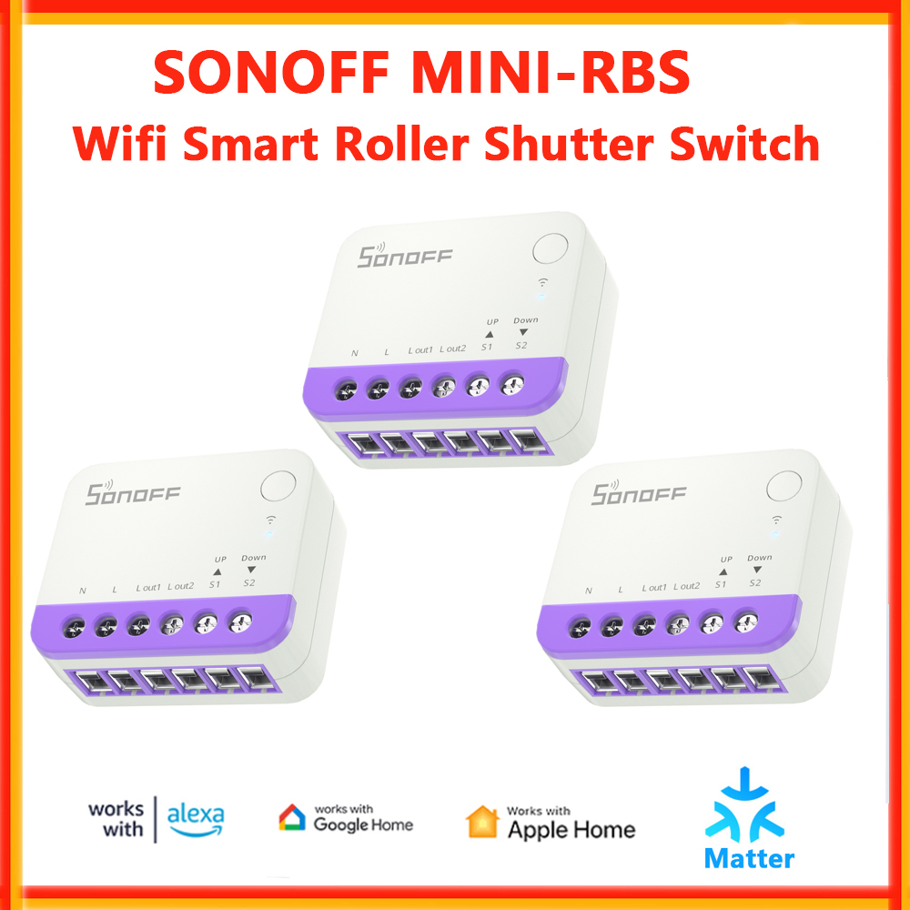 Smart Home Miniature - SONOFF MINI-RBS Smart Roller Shutter Switch