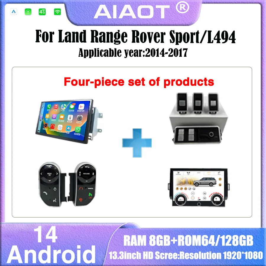 Smart Home Bosch - 13.3inch Android14 Carplay Multimedia Player for