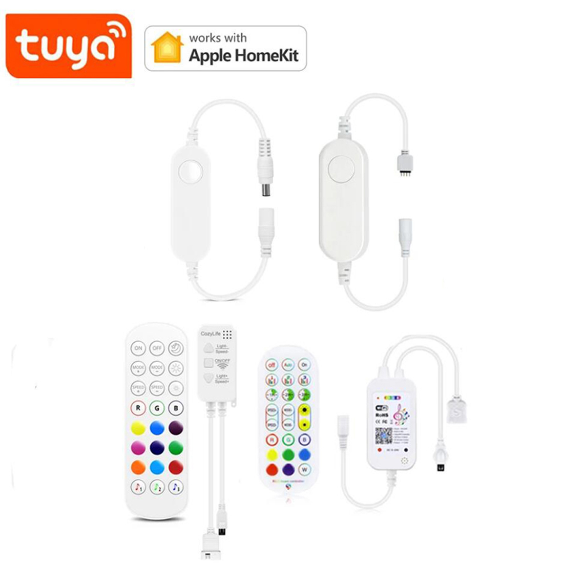 Smart Home Living Room - Tuya LED Strip Controller,Homekit Smart Home