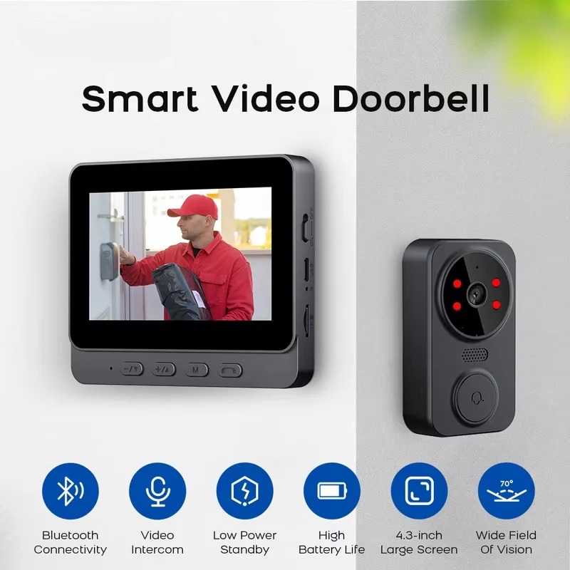 Smart Home News - M8 Smart Visual Doorbell WiFi Two