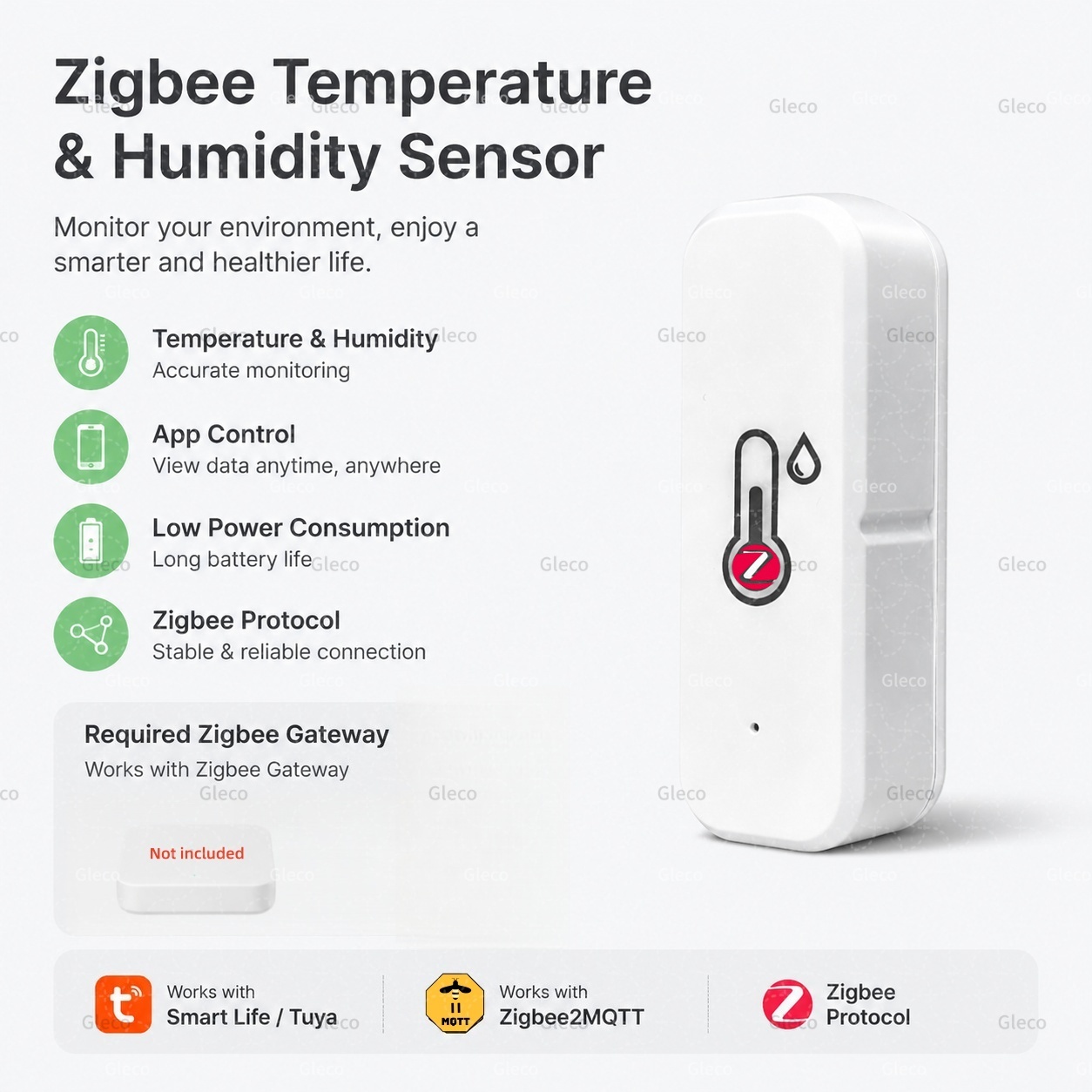 Smart Home Miniature - Tuya Zigbee 3.0 Temperature And Humidity