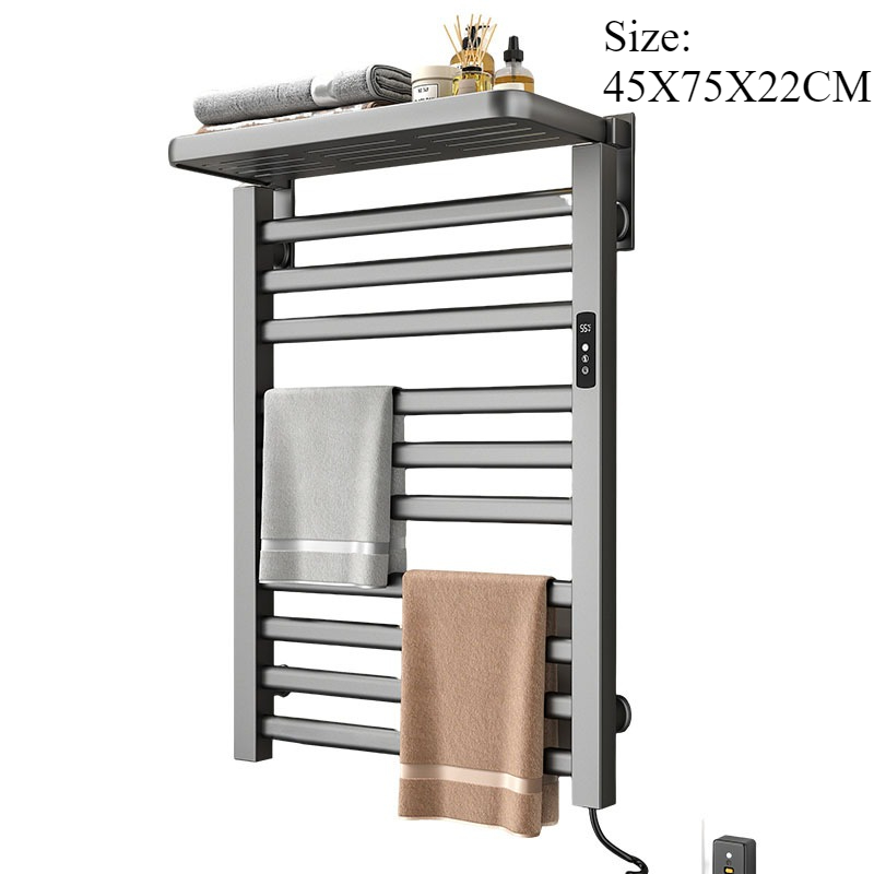 Smart Home Decor - Metal Electric Heat Towel Rail Bathroom