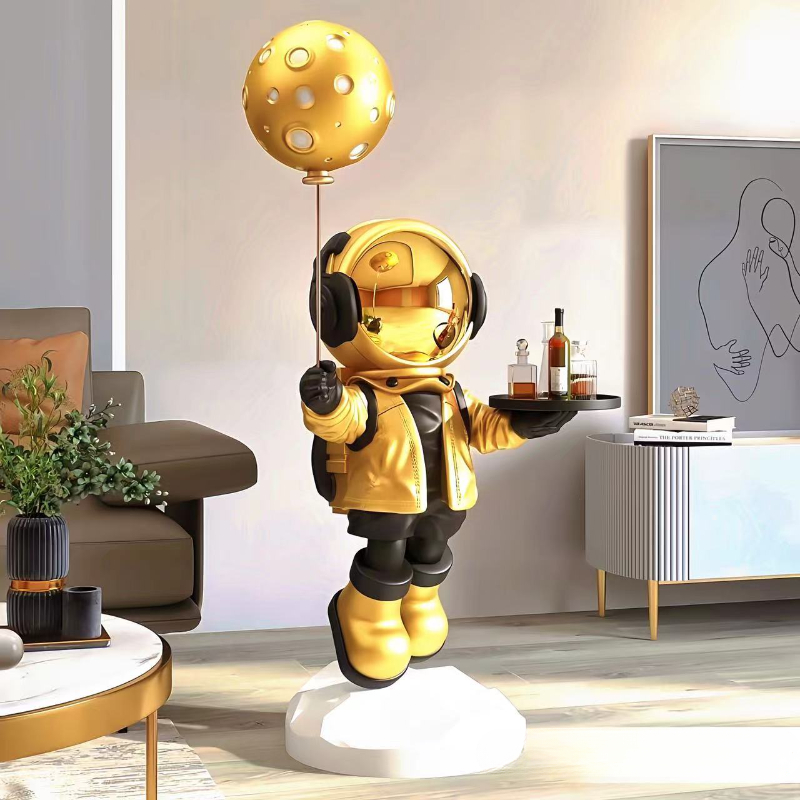Smart Home Decor - Large Creative Astronaut Floor-standing Storage Ornaments,