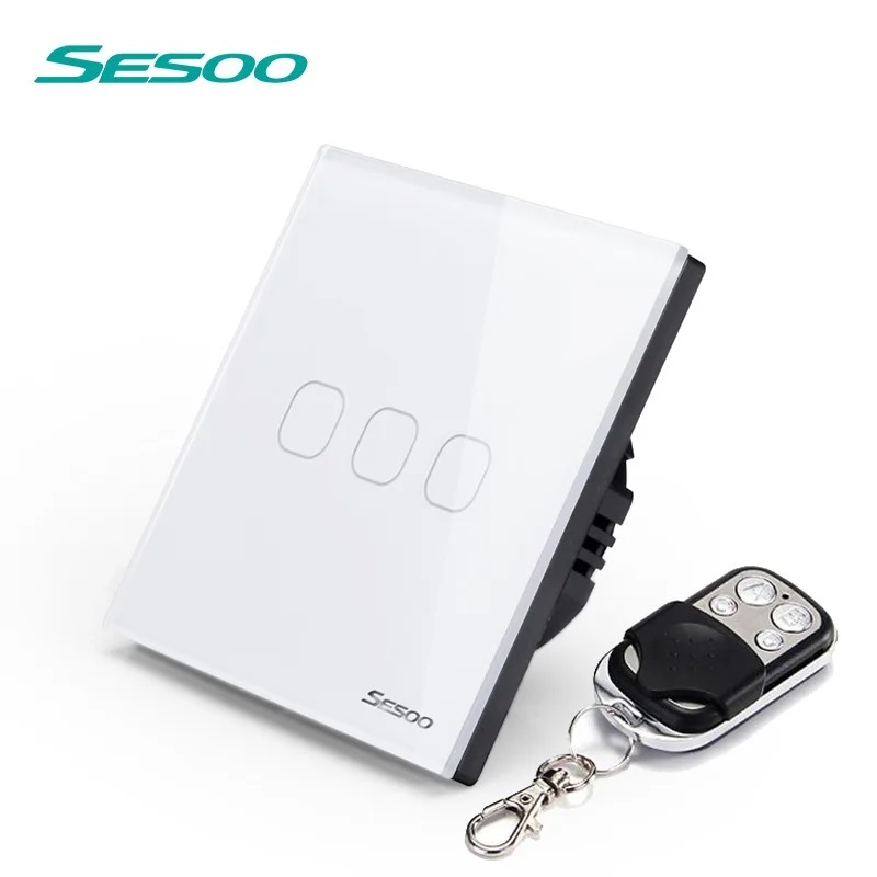 SESOO Remote Touch Switch, 3 G - Smart Home Touchscreen Control Panel ulasan dan harga