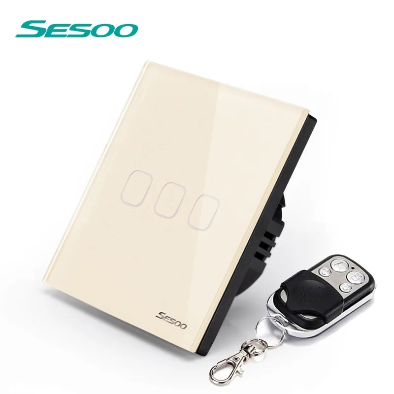 SESOO Remote Touch Switch, 3 G - Smart Home Touchscreen Control Panel ulasan dan harga