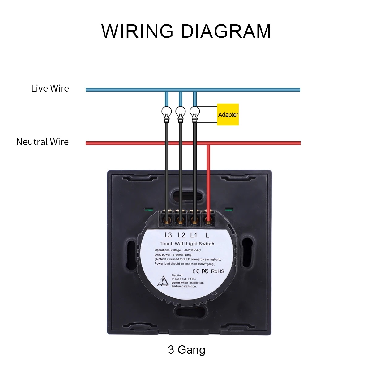 SESOO Remote Touch Switch, 3 G - Smart Home Touchscreen Control Panel ulasan dan harga