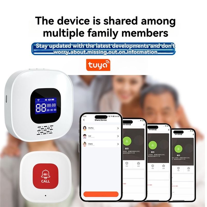 Tuya Smart Wifi Emergency SOS  - Smart Elderly Home ulasan dan harga