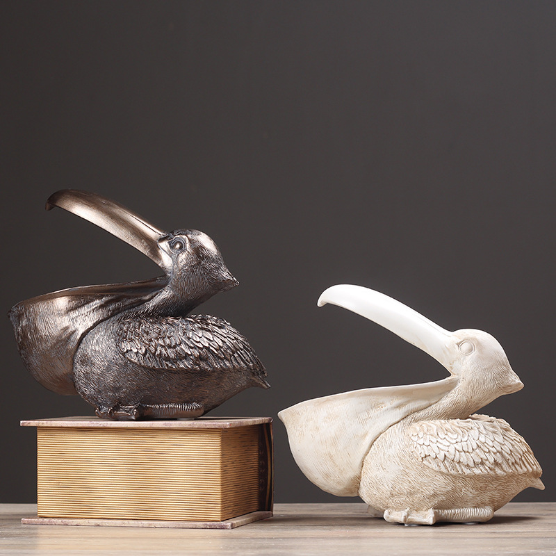 Pelican Bird Ornament Retro Re - Smart Home Decor ulasan dan harga