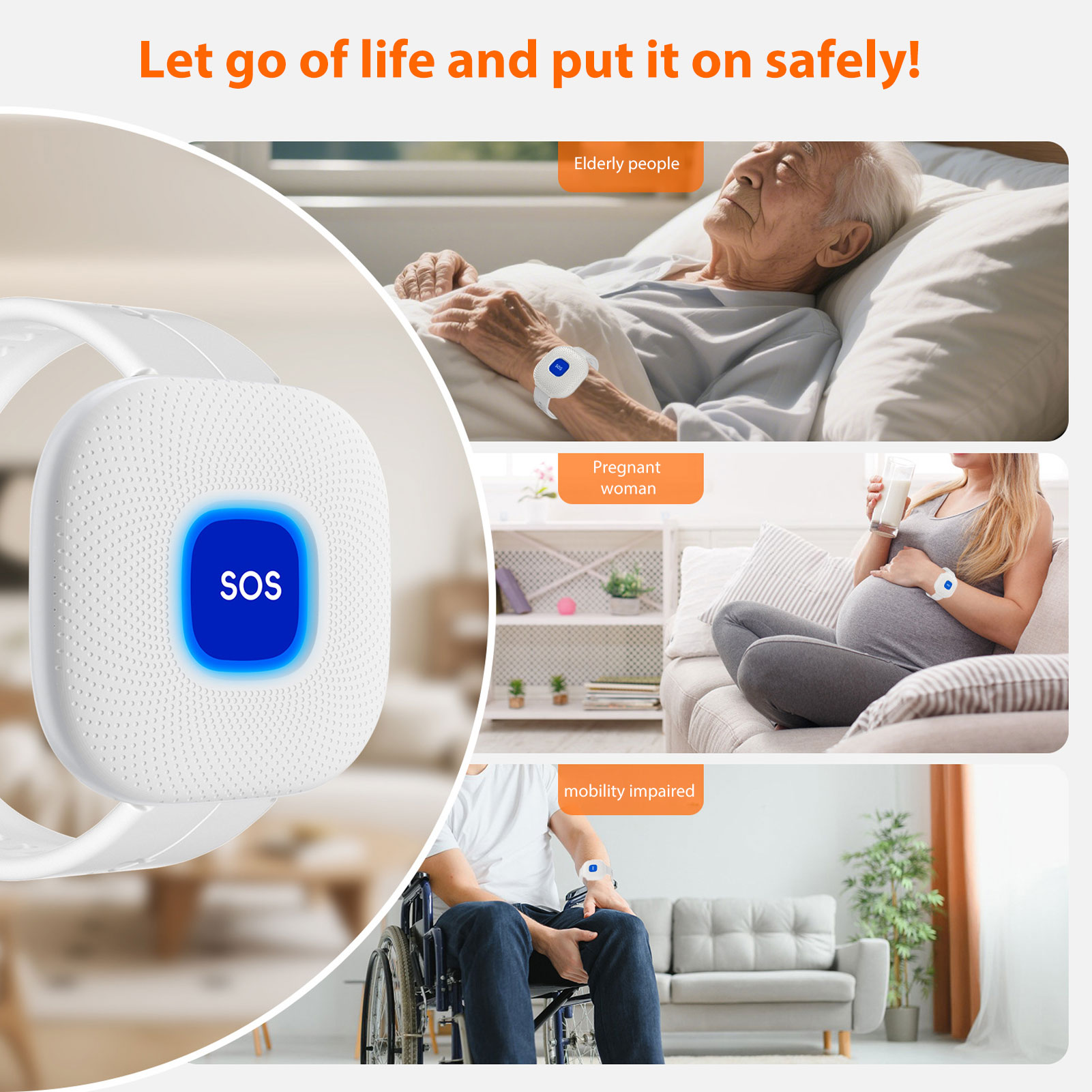 Wireless Pager Call Button WiF - Smart Elderly Home ulasan dan harga