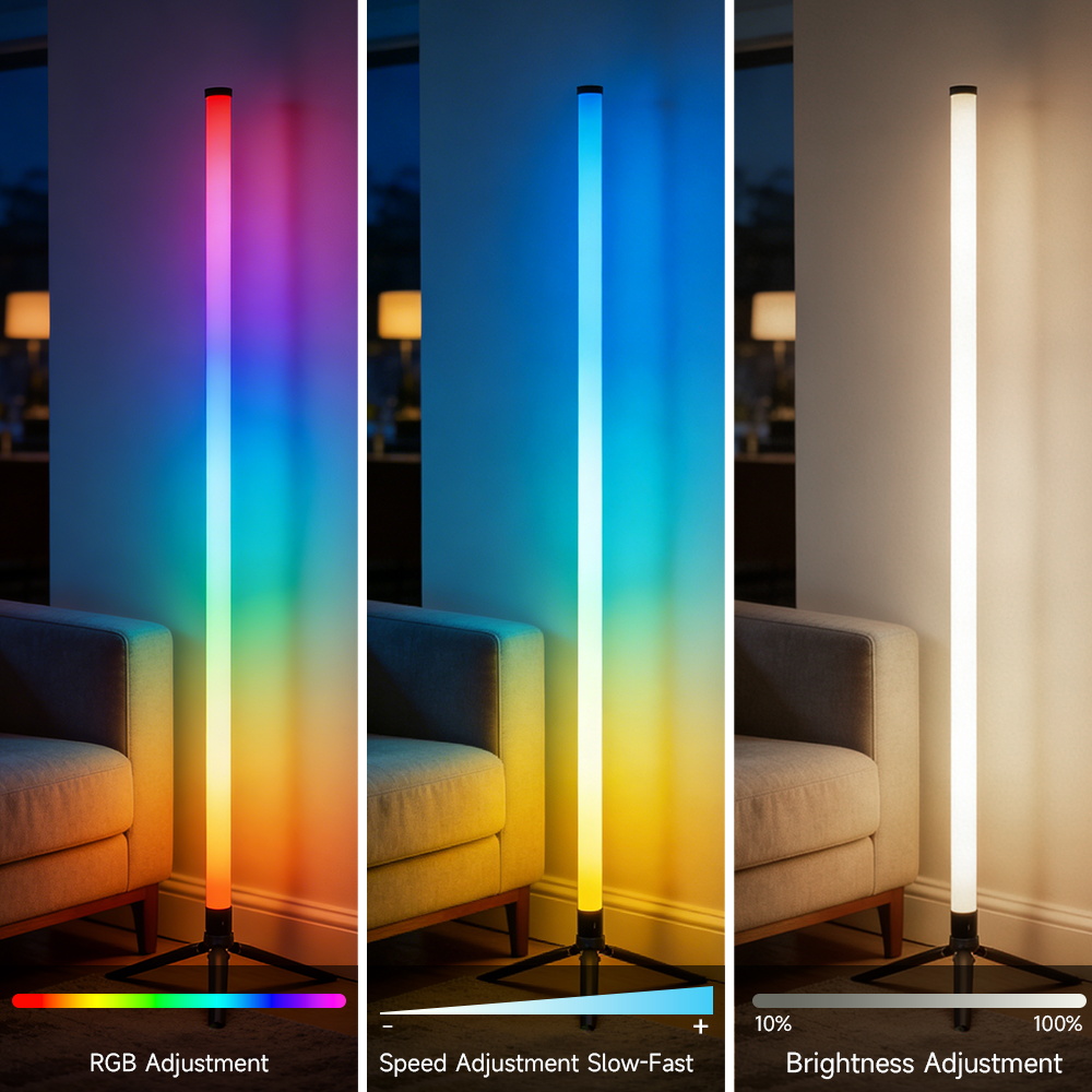 Smart LED Floor Lamp RGB Remot - Smart Home Living Room ulasan dan harga