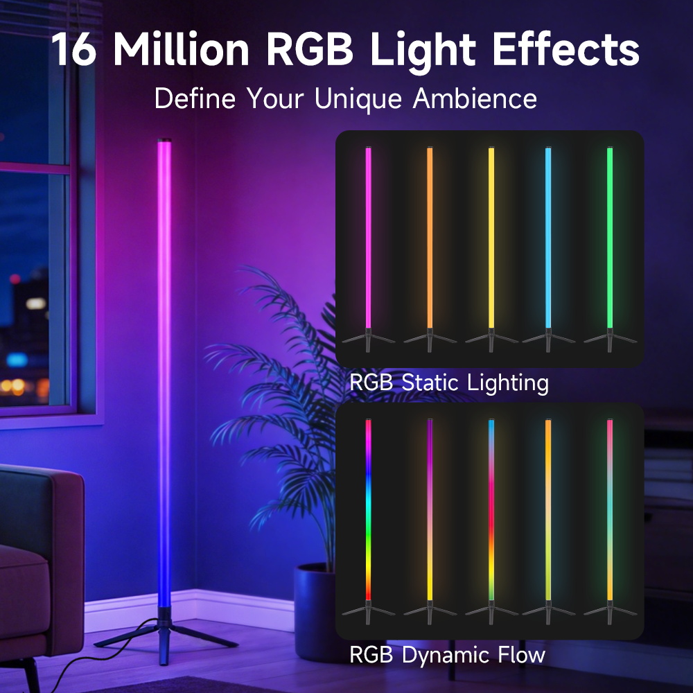 Smart LED Floor Lamp RGB Remot - Smart Home Living Room ulasan dan harga