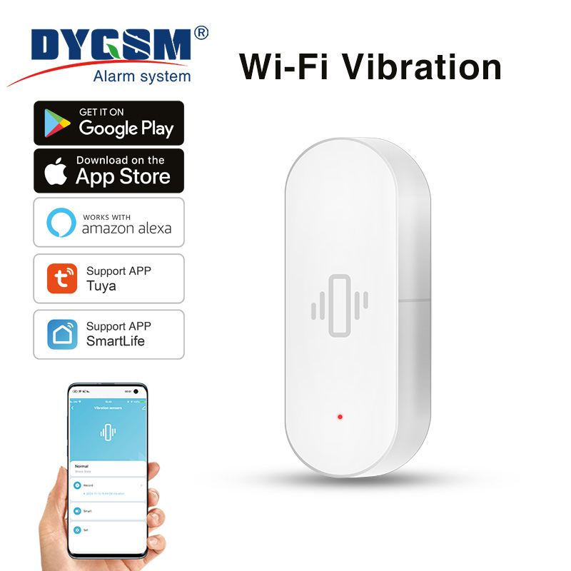 Tuya WiFi Vibration Sensor, Se - Smart Home Certification ulasan dan harga