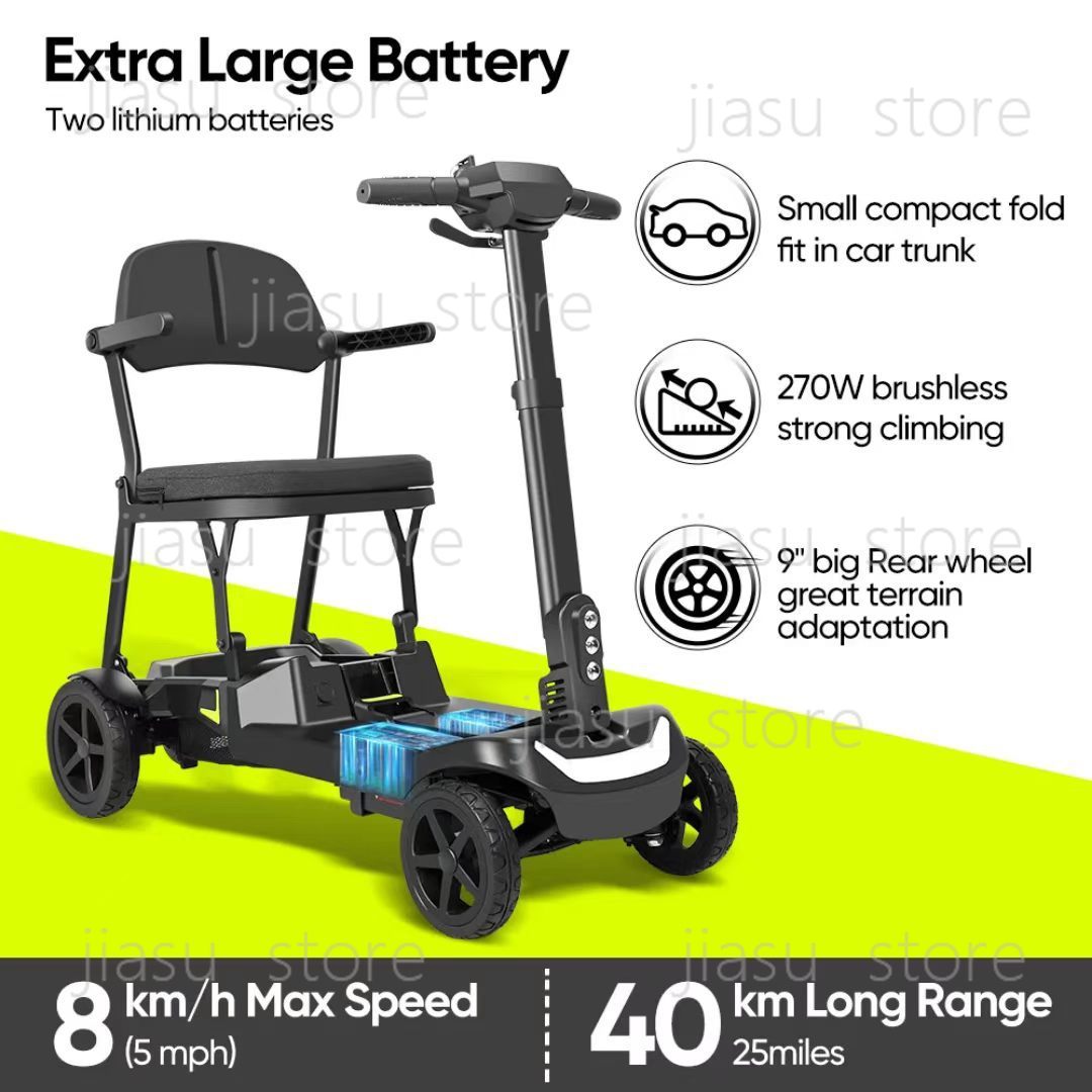 Foldable Smart Electric Mobili - Smart Elderly Home ulasan dan harga