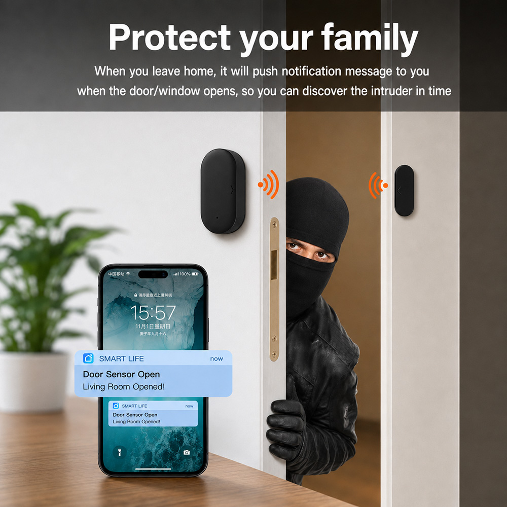 Tuya Zigbee 3.0 Mini Door Wind - Smart Home Simple ulasan dan harga