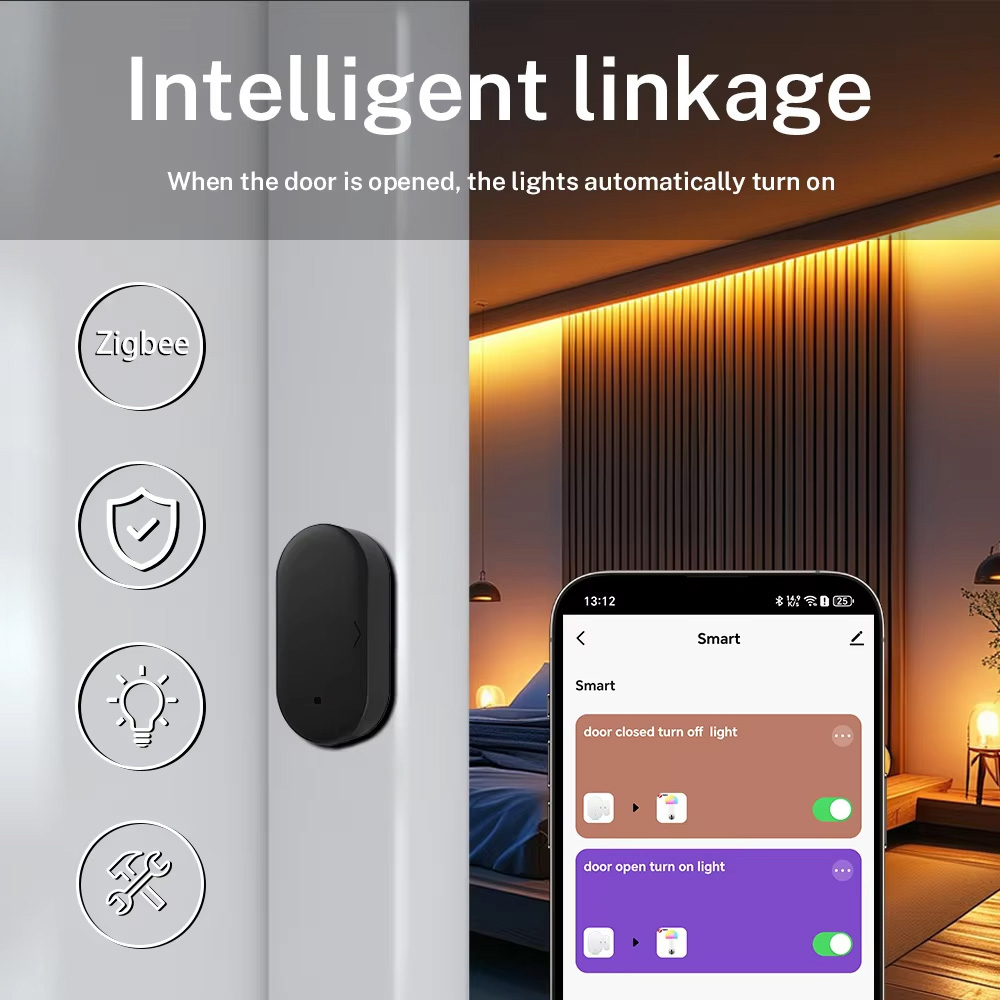 Tuya Zigbee 3.0 Mini Door Wind - Smart Home Simple ulasan dan harga