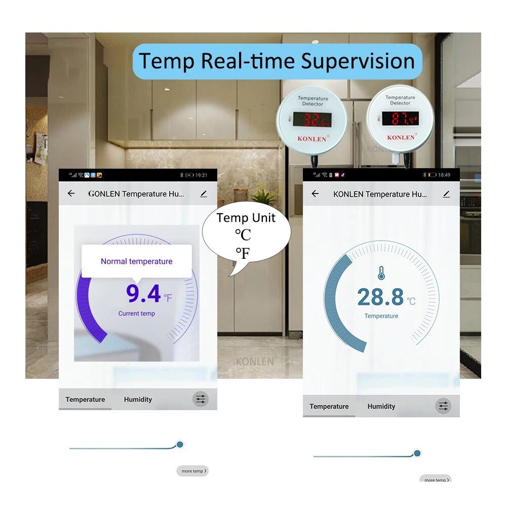 KONLEN Tuya Wifi Temperature S - Smart Home Design ulasan dan harga