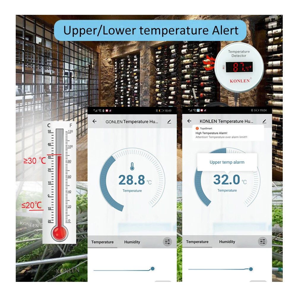 KONLEN Tuya Wifi Temperature S - Smart Home Design ulasan dan harga