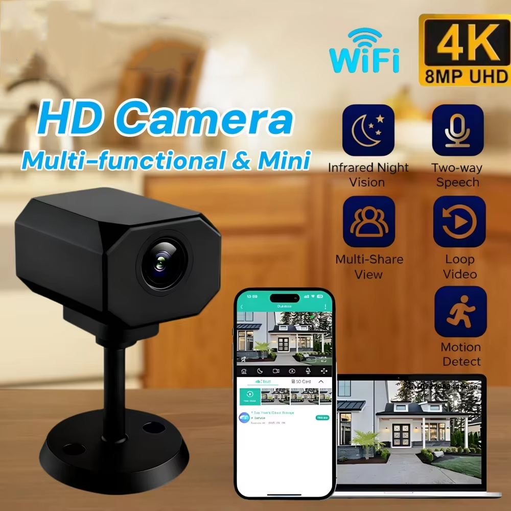 4K HD WiFi Security Camera for - Smart Home Simple ulasan dan harga