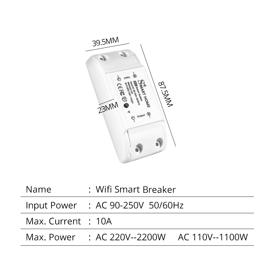 Tuya Smart WiFi Switch 10A Min - Smart Home Miniature ulasan dan harga