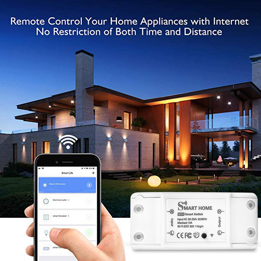 Tuya Smart WiFi Switch 10A Min - Smart Home Miniature ulasan dan harga