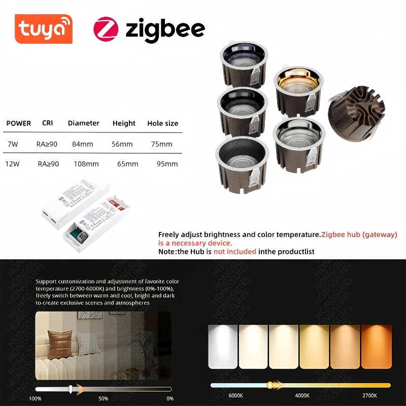 Tuya Zigbee/ BLE/ Matter/ DALI - Smart Home Living Room ulasan dan harga
