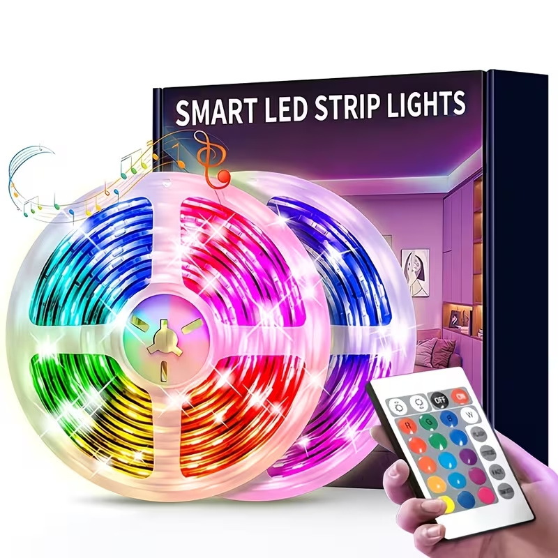 Smart RGB LED Strip Lights wit - Smart Home Living Room ulasan dan harga