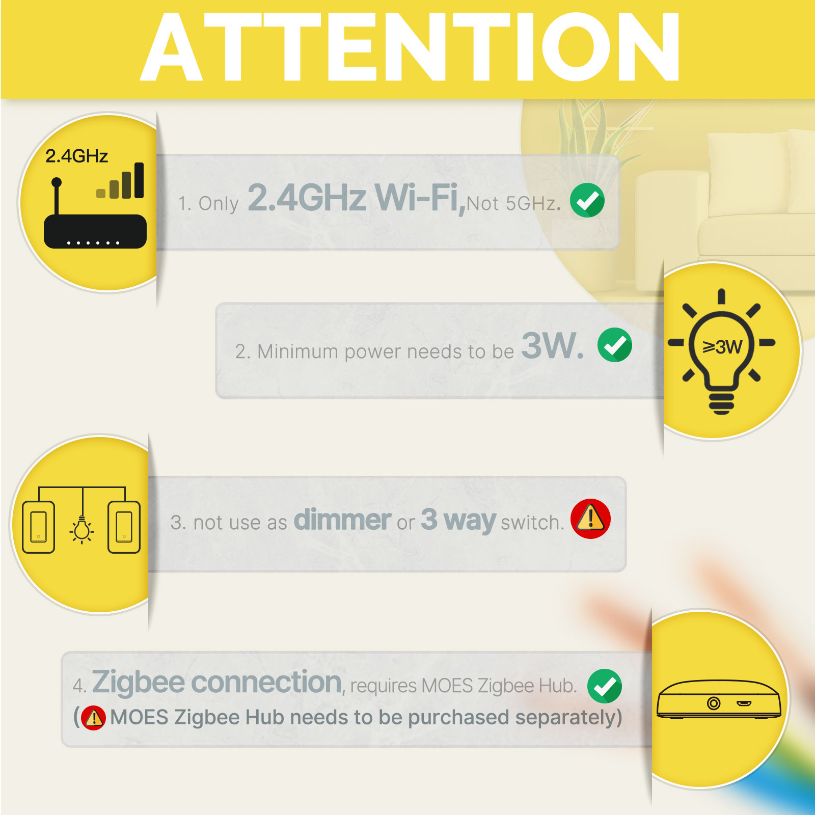 MOES US Standard Zigbee Smart  - Smart Home Integration ulasan dan harga