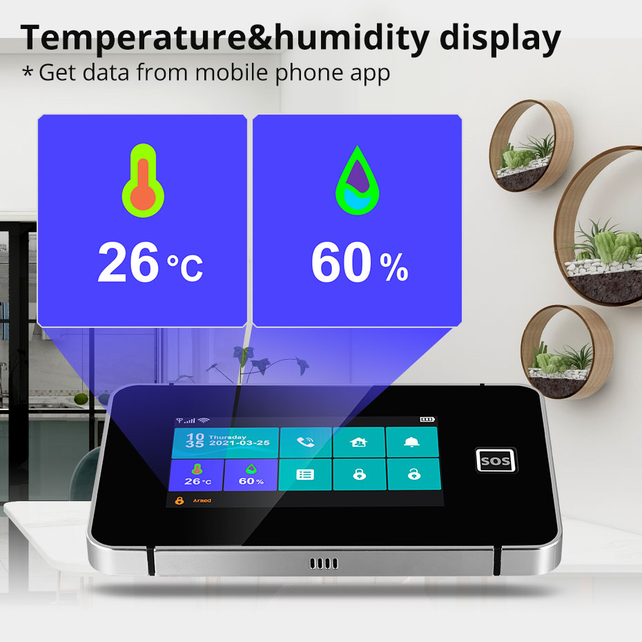 KERUI G60B WIFI GSM Alarm Syst - Smart Home Touchscreen Control Panel ulasan dan harga
