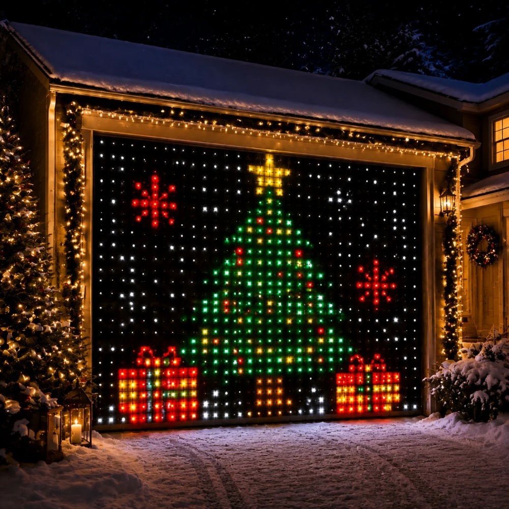 LED Pixel Curtain Lights Bluet - Smart Home Decor ulasan dan harga