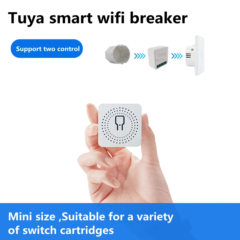 16A WiFi Smart Switch DIY Work - Smart Home Miniature ulasan dan harga