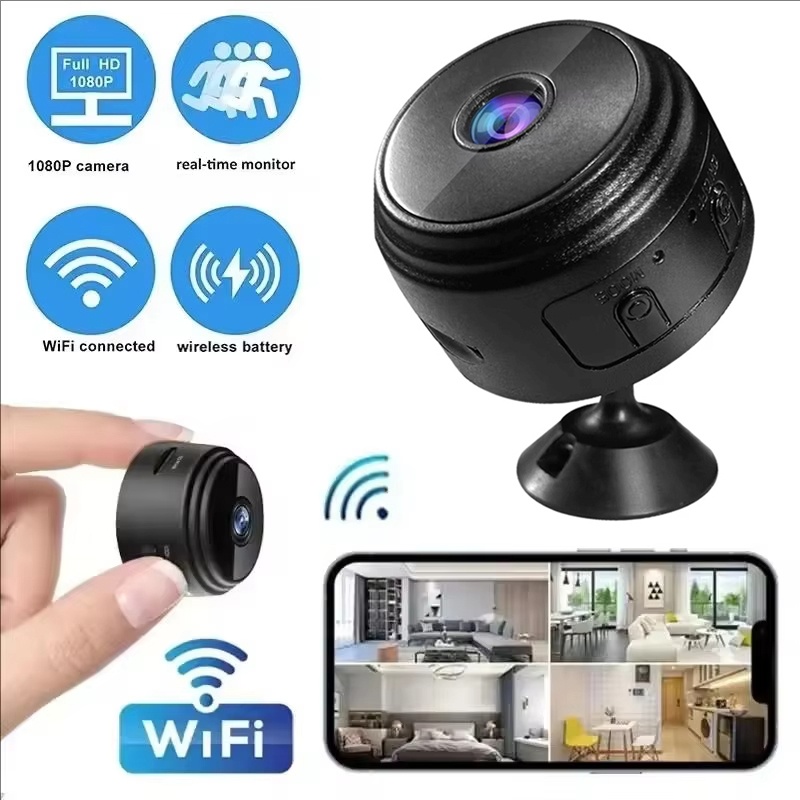 A9 Mini Cameras 1080P WiFi Sma - Smart Home Miniature ulasan dan harga