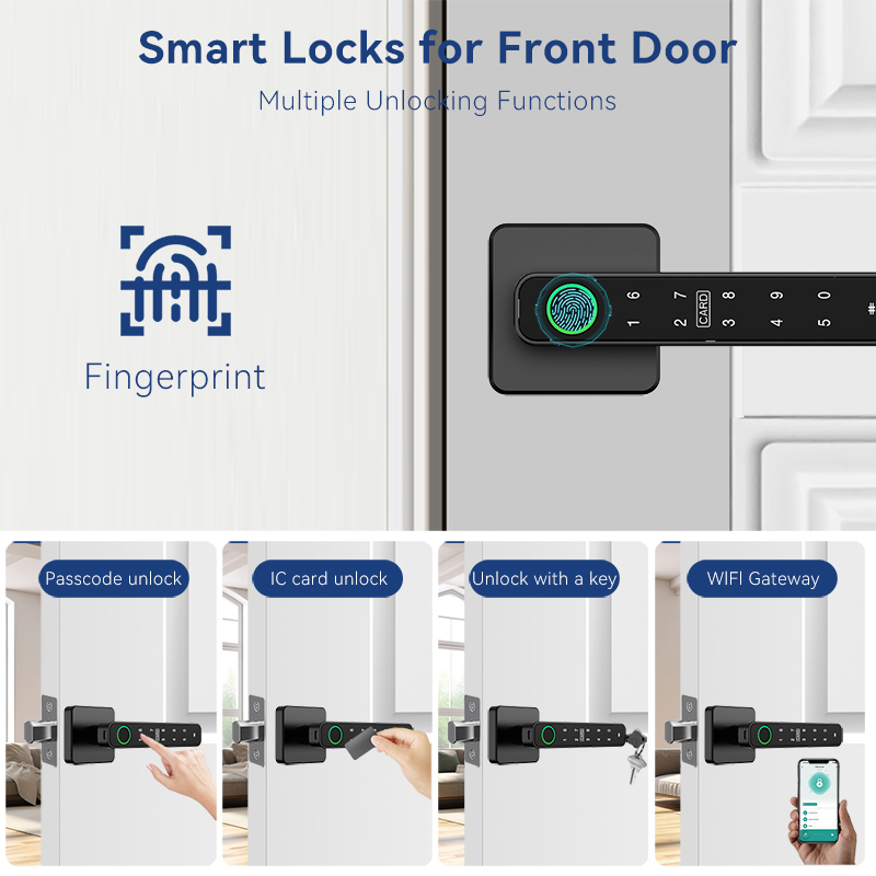 XSDTS Tuya Handle Fingerprint  - Smart Home Design ulasan dan harga