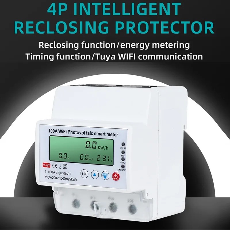 4P 1-100A WiFi Photovoltaic Sm - Smart Home Integration ulasan dan harga