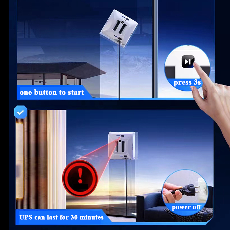 Robot Window Cleaner With Spra - Smart Home Integration ulasan dan harga