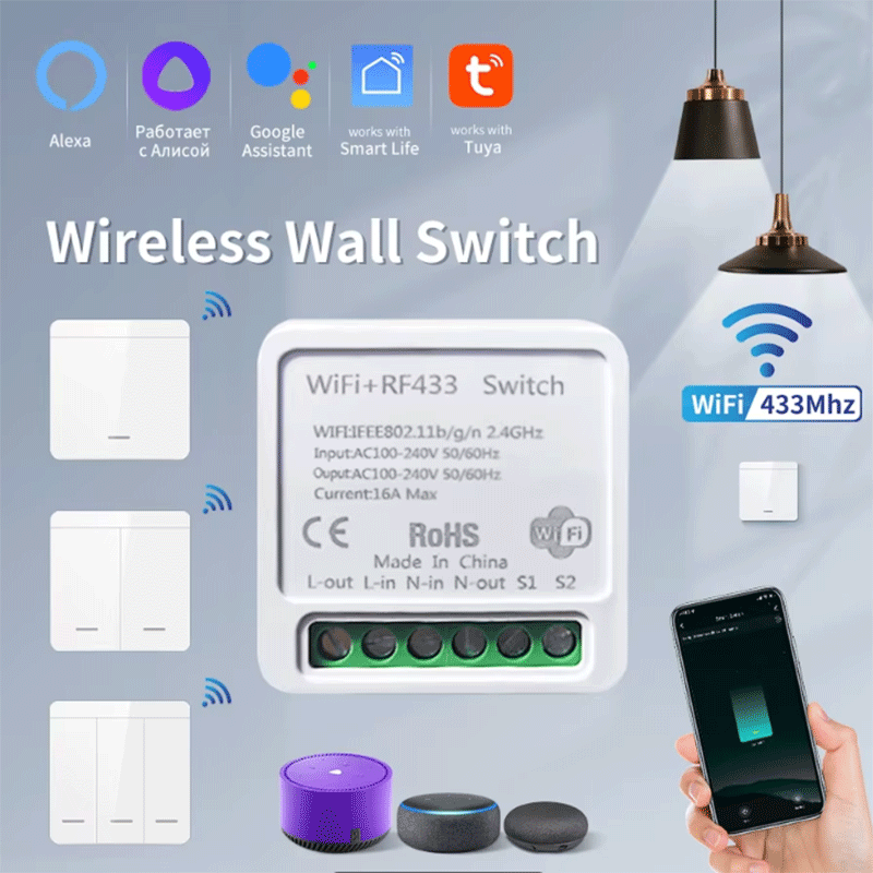 Tuya WiFi Smart Light Switch S - Smart Home Certification ulasan dan harga