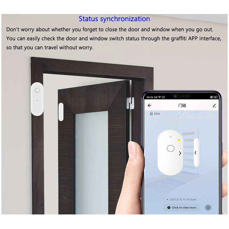Remote Receiving Alarm Wi-Fi I - Door Window Sensor ulasan dan harga
