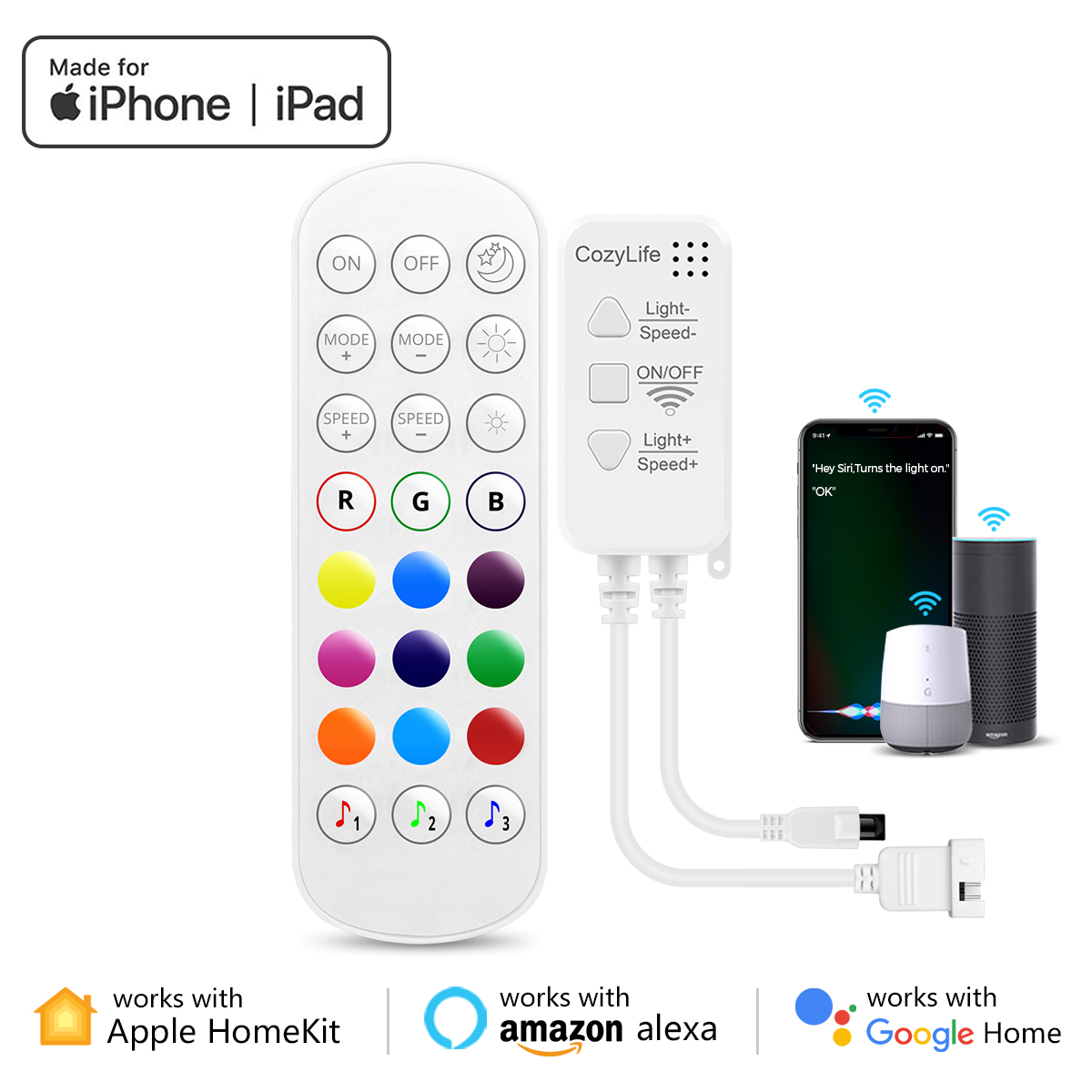 Tuya LED Strip Controller,Home - Smart Home Living Room ulasan dan harga