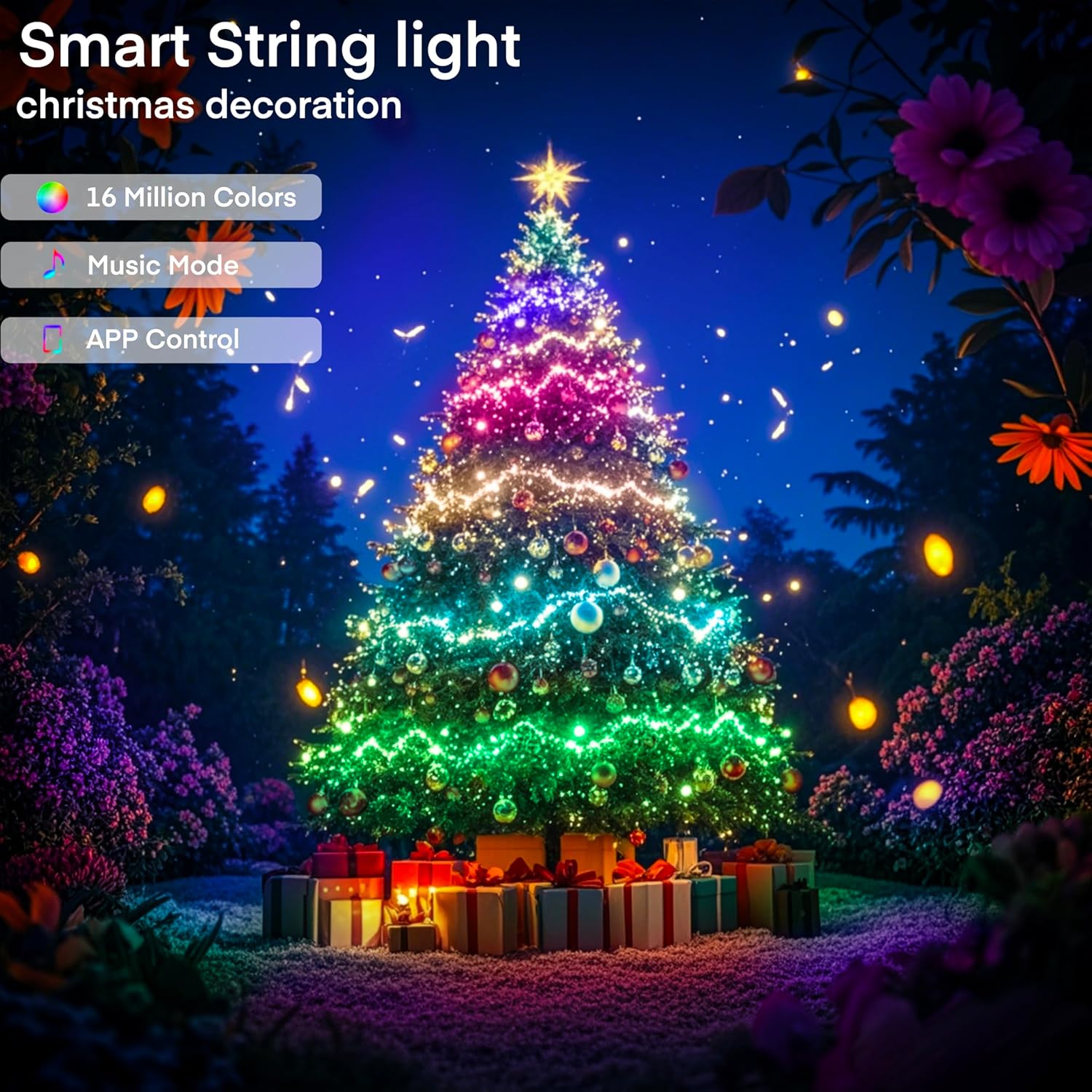 WS2812B RGBIC LED String Light - Smart Home Decor ulasan dan harga