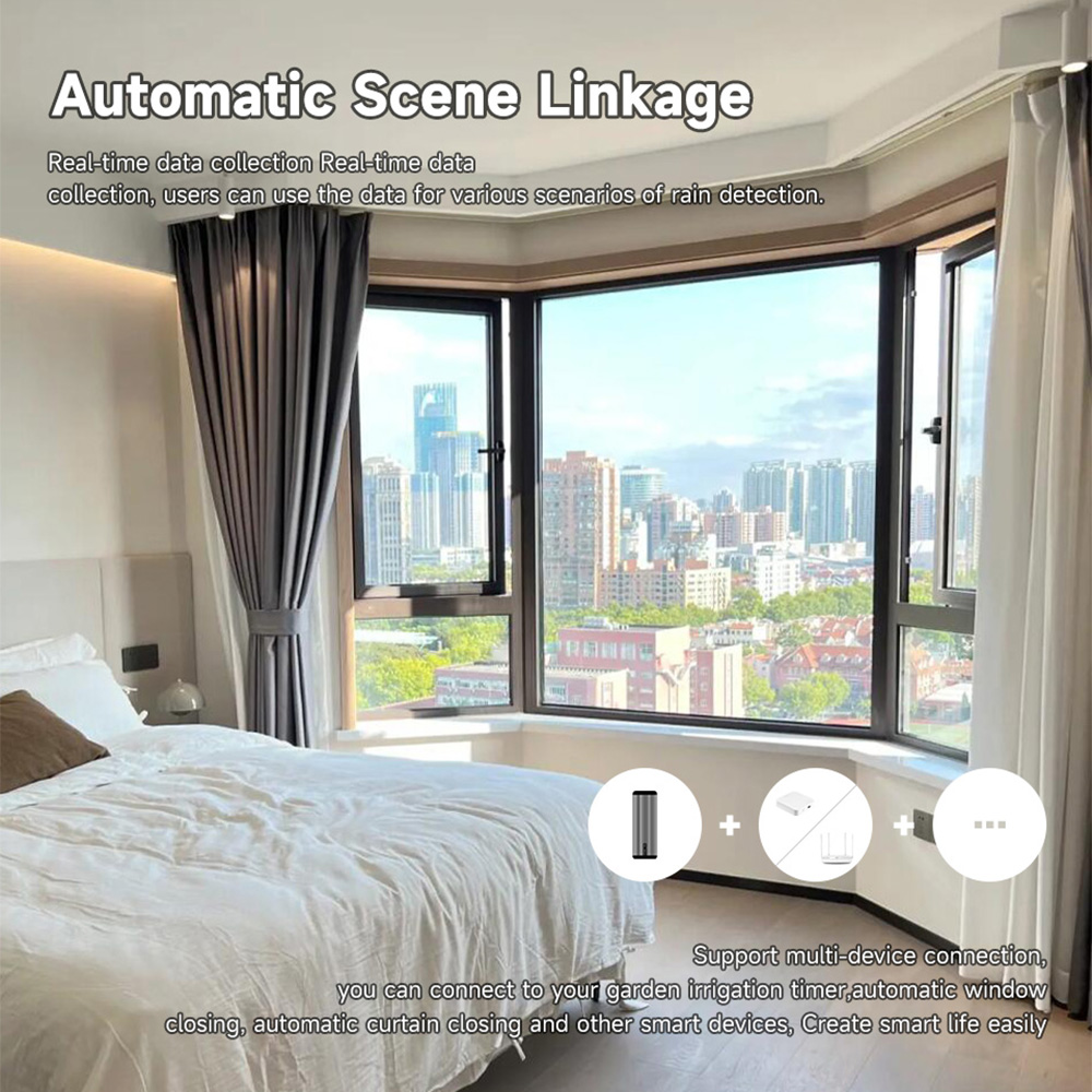 Tuya ZigBee Rain Sensor Tuya R - Smart Home Integration ulasan dan harga