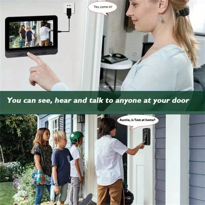 M8 Smart Visual Doorbell WiFi  - Smart Home News ulasan dan harga