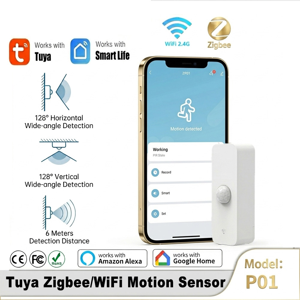 Smart PIR Motion Sensor WiFi Z - Smart Home Integration ulasan dan harga