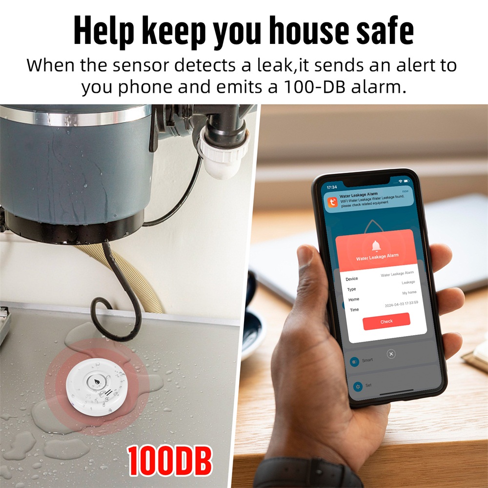 Fuers Water Leakage Detector S - Smart Home Certification ulasan dan harga