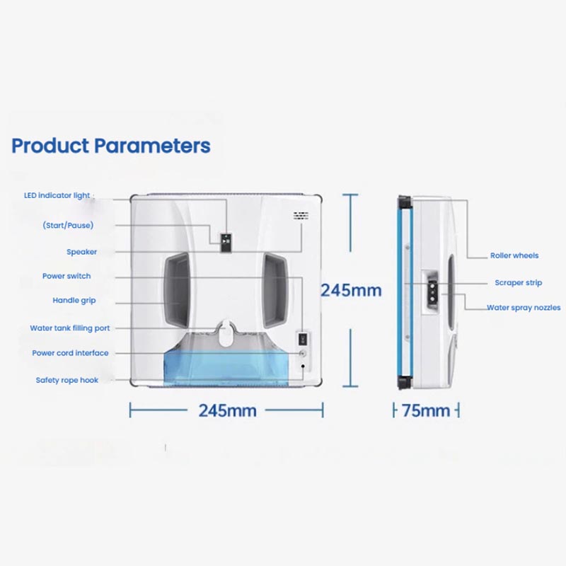 Multi-functional Window Cleani - Smart Home Robot ulasan dan harga