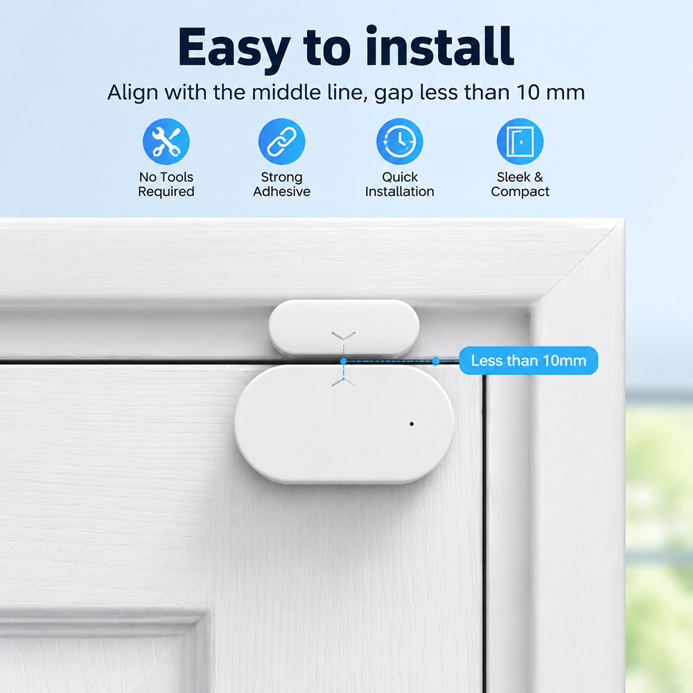Zigbee 3.0 Door Window Sensor  - Door Window Sensor ulasan dan harga