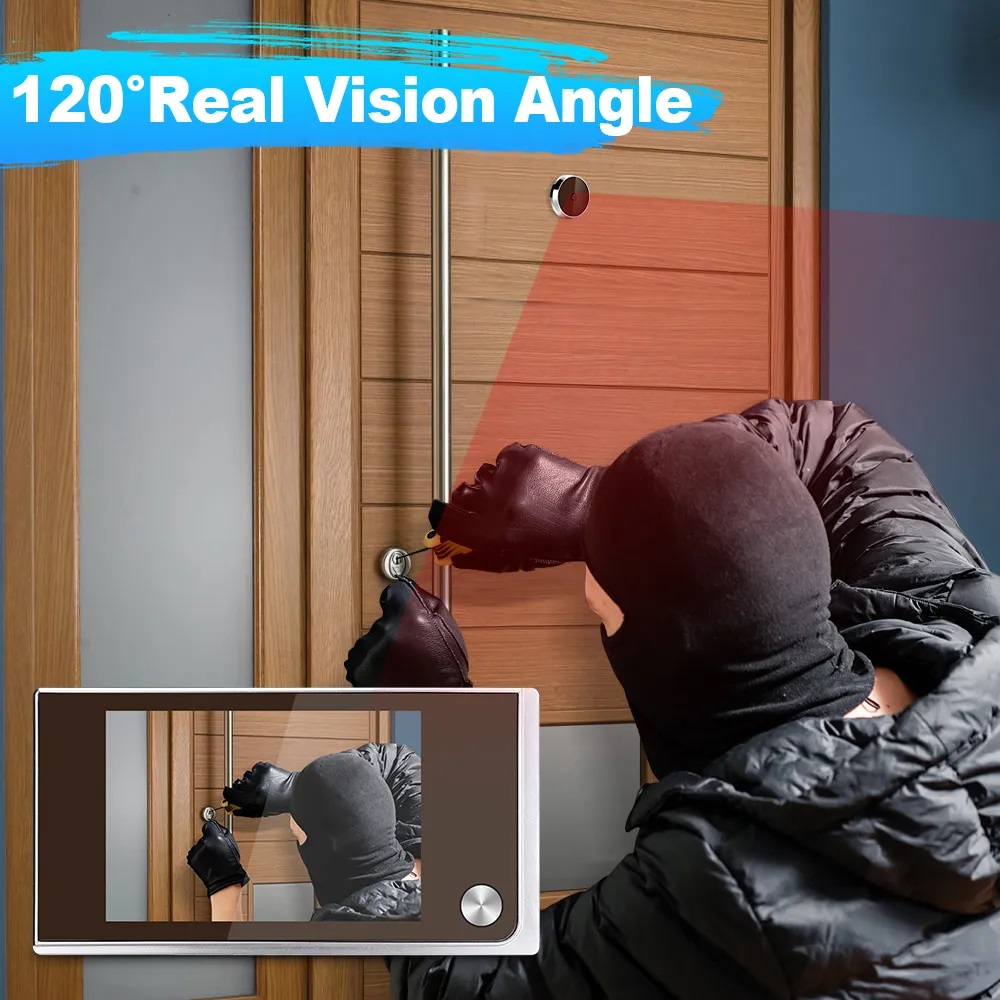 3.5 inch Camera Peephole Doorb - Smart Home News ulasan dan harga