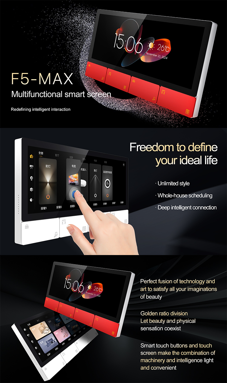 2025 Smart Home Zigbee Gateway - Smart Home Touchscreen Control Panel ulasan dan harga