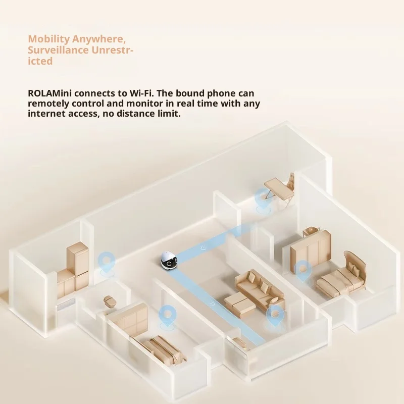Enabot ROLA Mini Smart Robot I - Smart Home Miniature ulasan dan harga