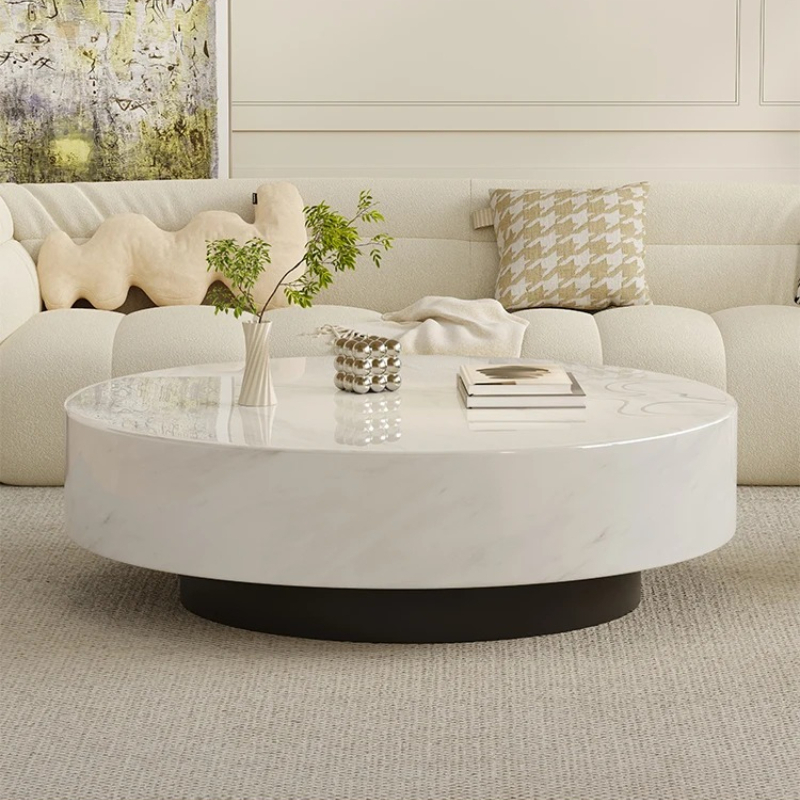 Italian Minimalist Round Marbl - Smart Home Living Room ulasan dan harga