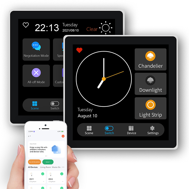 FUERS 4 Inch Touch Screen Mult - Smart Home Design ulasan dan harga